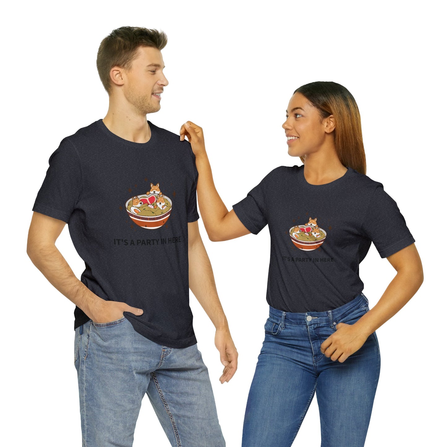 It's a Party in Here Unisex Jersey Short Sleeve Tee - Pet Lovers