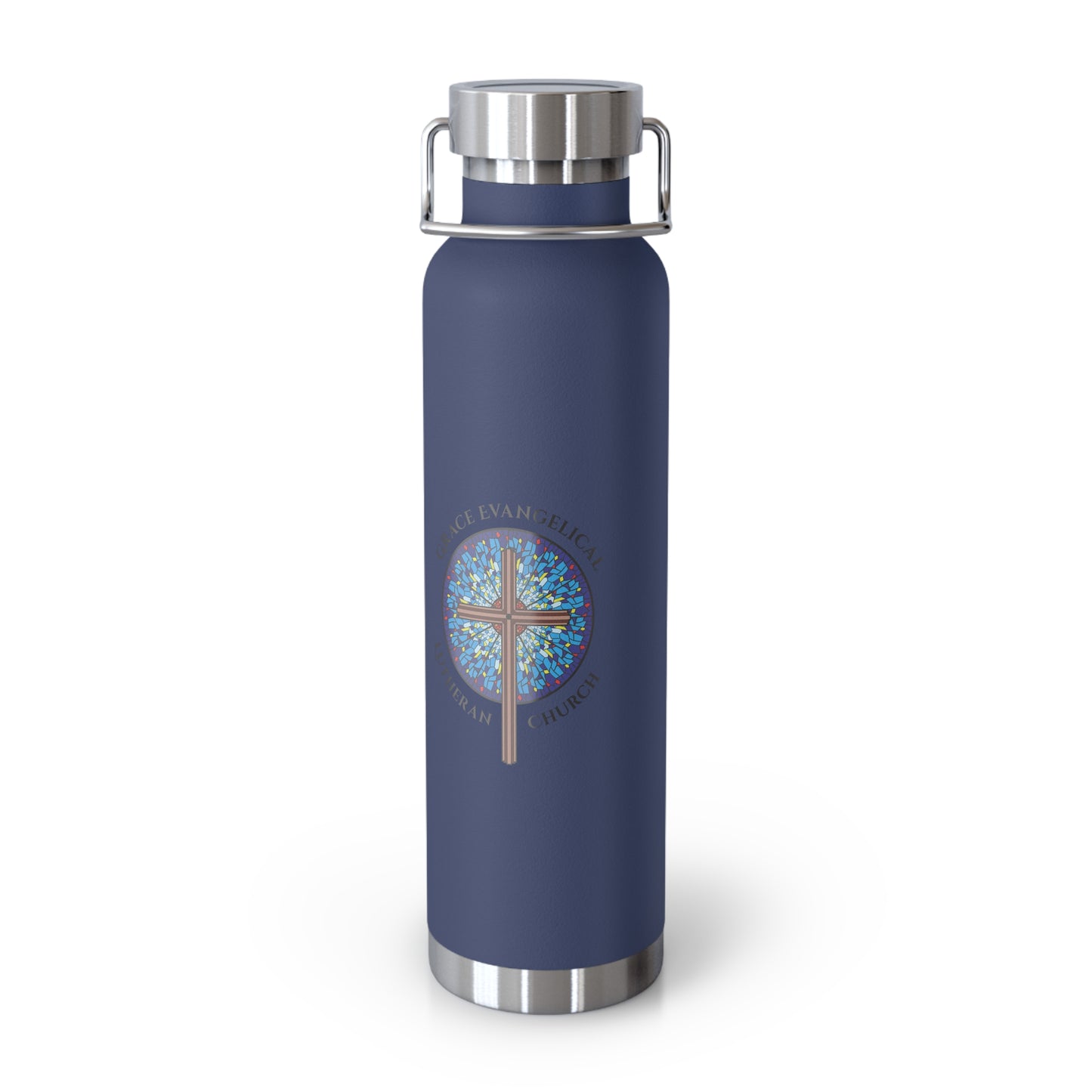 Grace Evangelical Lutheran Church Copper Vacuum Insulated Bottle, 22oz