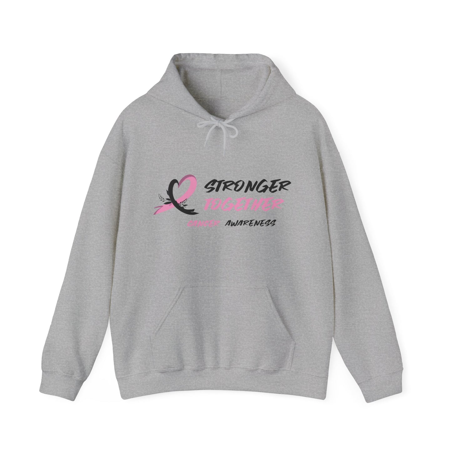Stronger Together Cancer Awareness Unisex Heavy Blend™ Hooded Sweatshirt - KW Shirts for a Cause