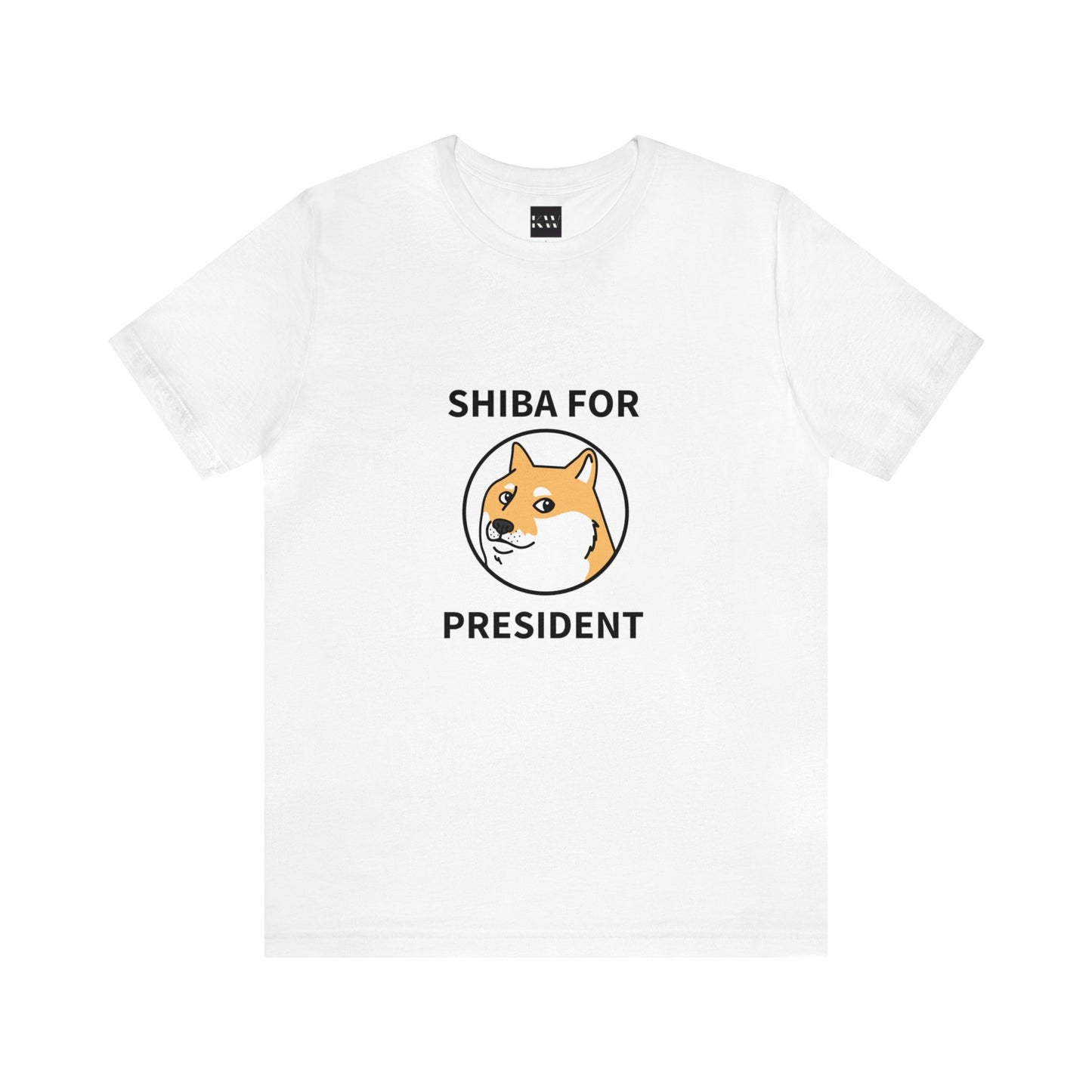 Shiba For President Unisex Jersey Short Sleeve Tee - Pet Lovers