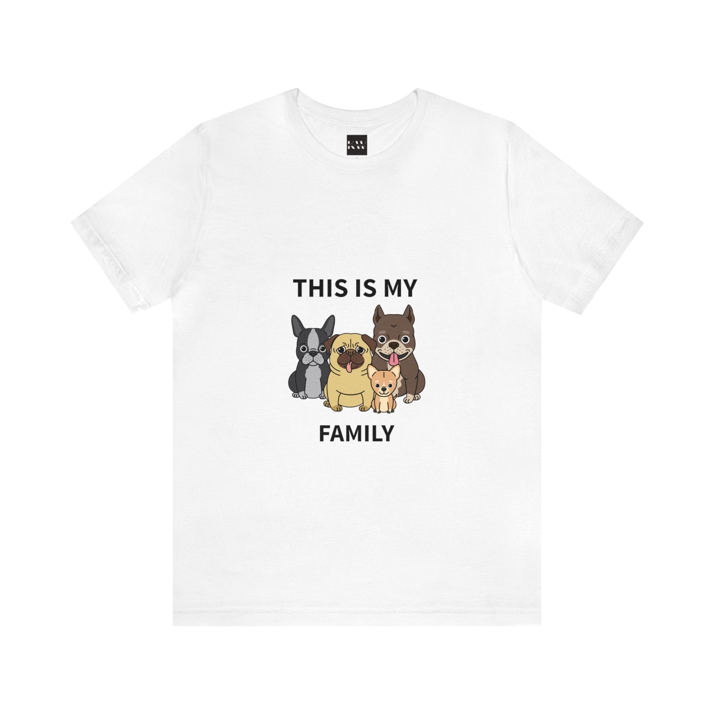 This is My Family Unisex Jersey Short Sleeve Tee - Pet Lovers