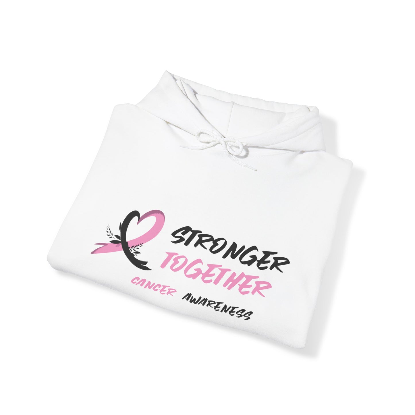 Stronger Together Cancer Awareness Unisex Heavy Blend™ Hooded Sweatshirt - KW Shirts for a Cause