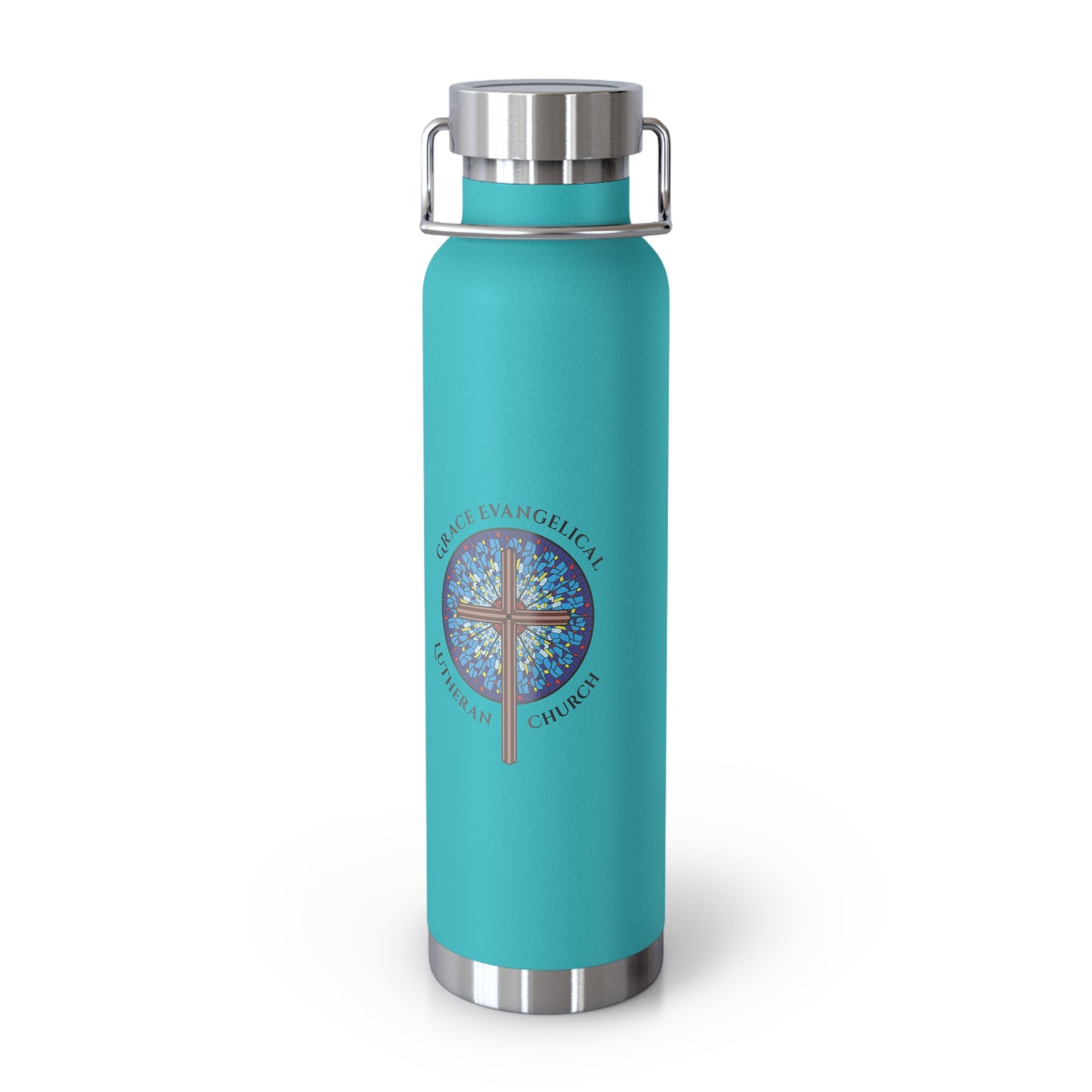Grace Evangelical Lutheran Church Copper Vacuum Insulated Bottle, 22oz