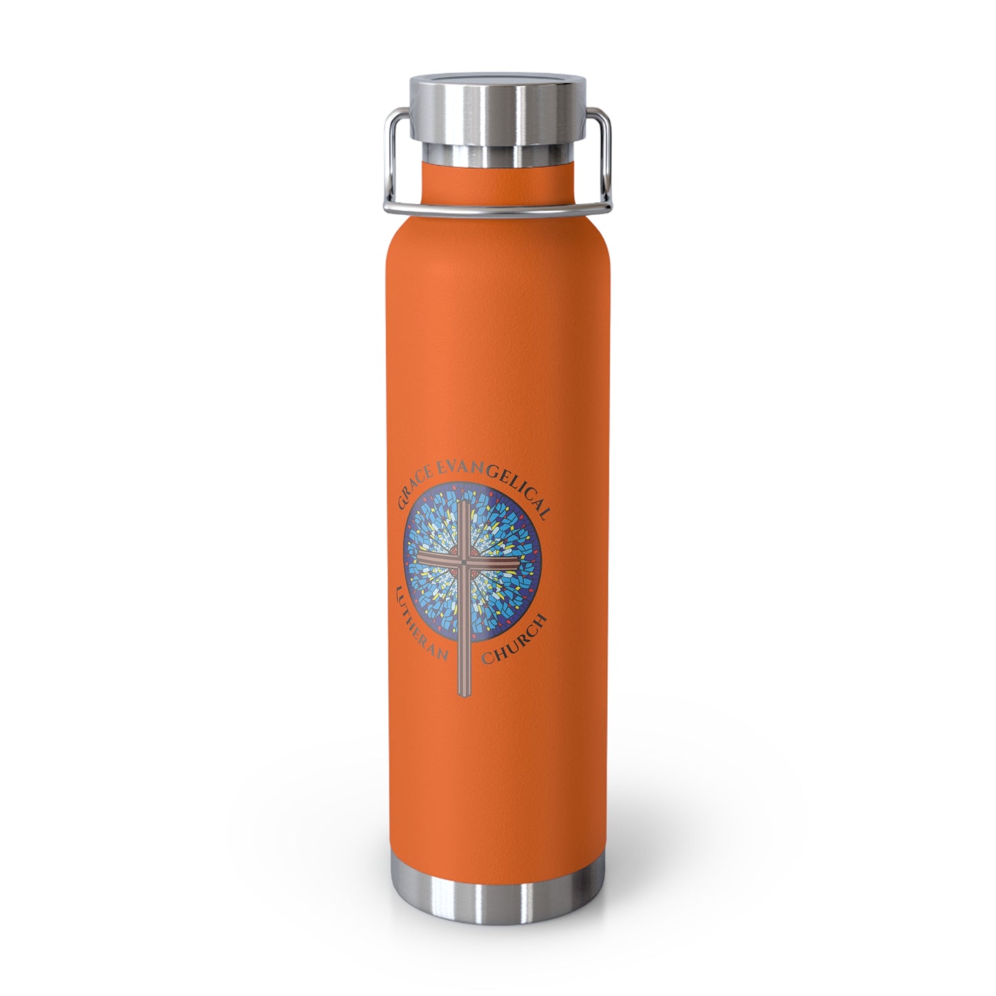 Grace Evangelical Lutheran Church Copper Vacuum Insulated Bottle, 22oz