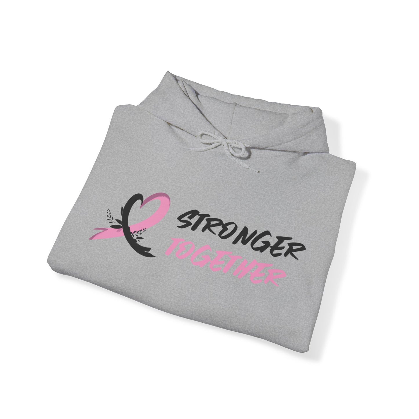 Stronger Together Cancer Awareness Unisex Heavy Blend™ Hooded Sweatshirt - KW Shirts for a Cause