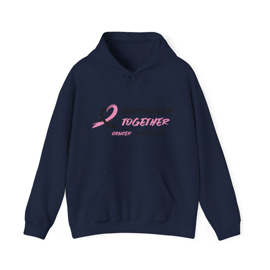 Stronger Together Cancer Awareness Unisex Heavy Blend™ Hooded Sweatshirt - KW Shirts for a Cause