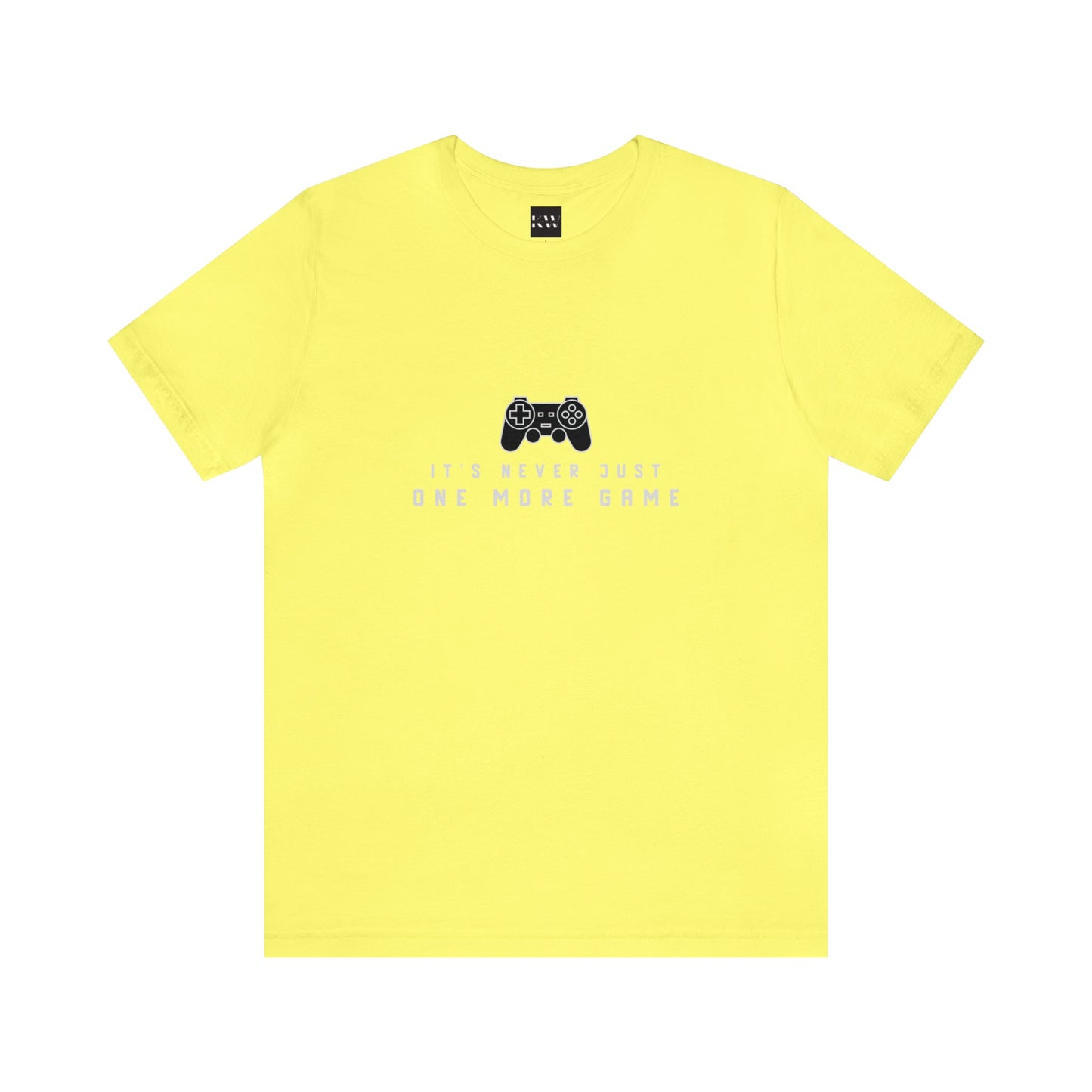 It's Never Just One More Game Unisex Jersey Short Sleeve Tee - Gamers Den