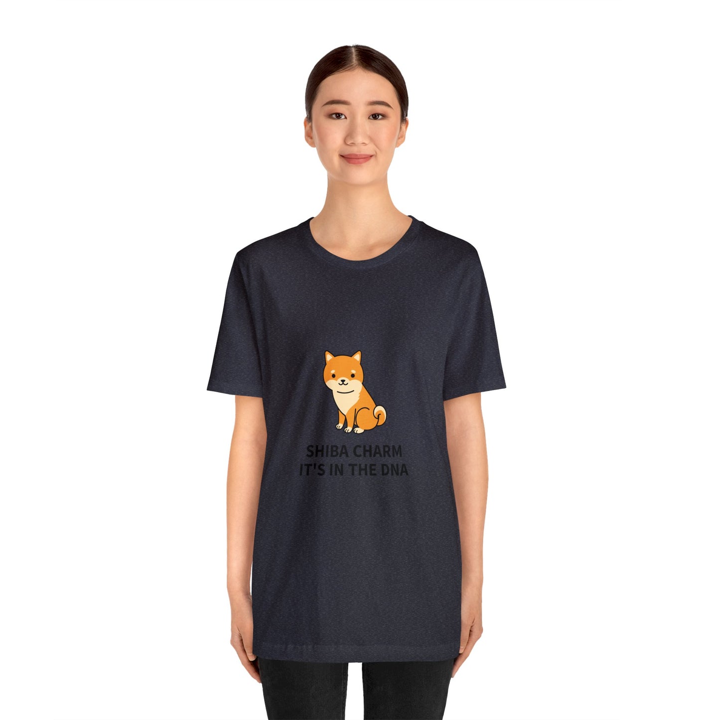 Shiba Charm It's in the DNA Unisex Jersey Short Sleeve Tee - Pet Lovers
