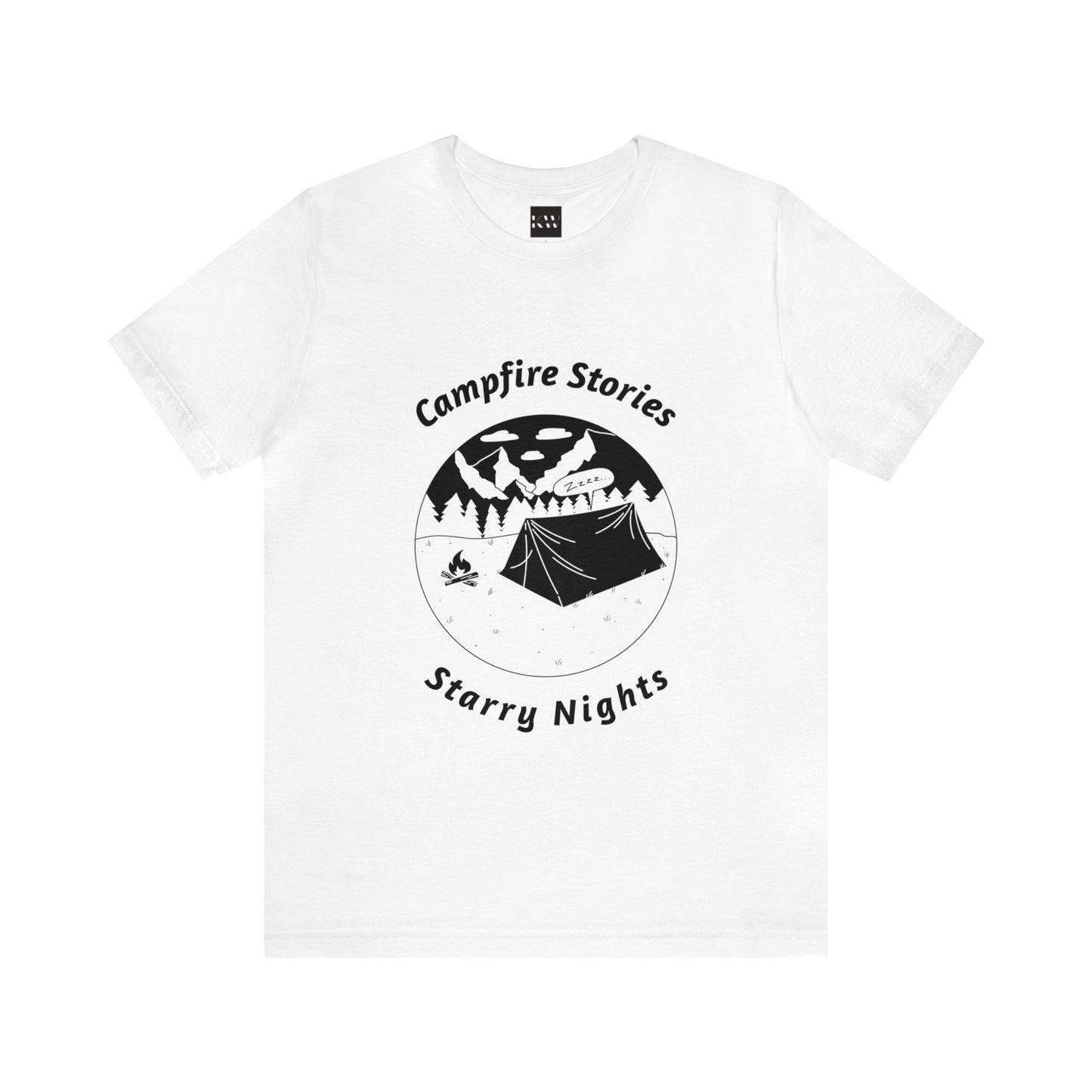 Campfire Stories, Starry Nights Unisex Jersey Short Sleeve Tee - Gamers Den