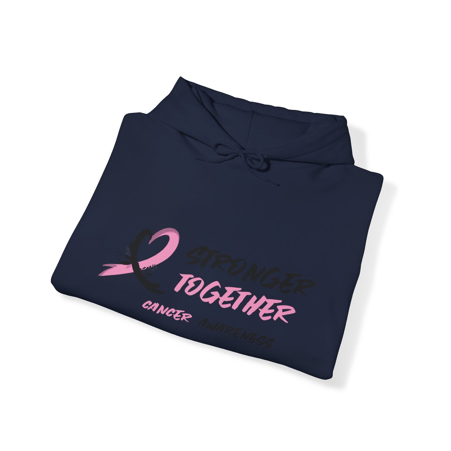 Stronger Together Cancer Awareness Unisex Heavy Blend™ Hooded Sweatshirt - KW Shirts for a Cause