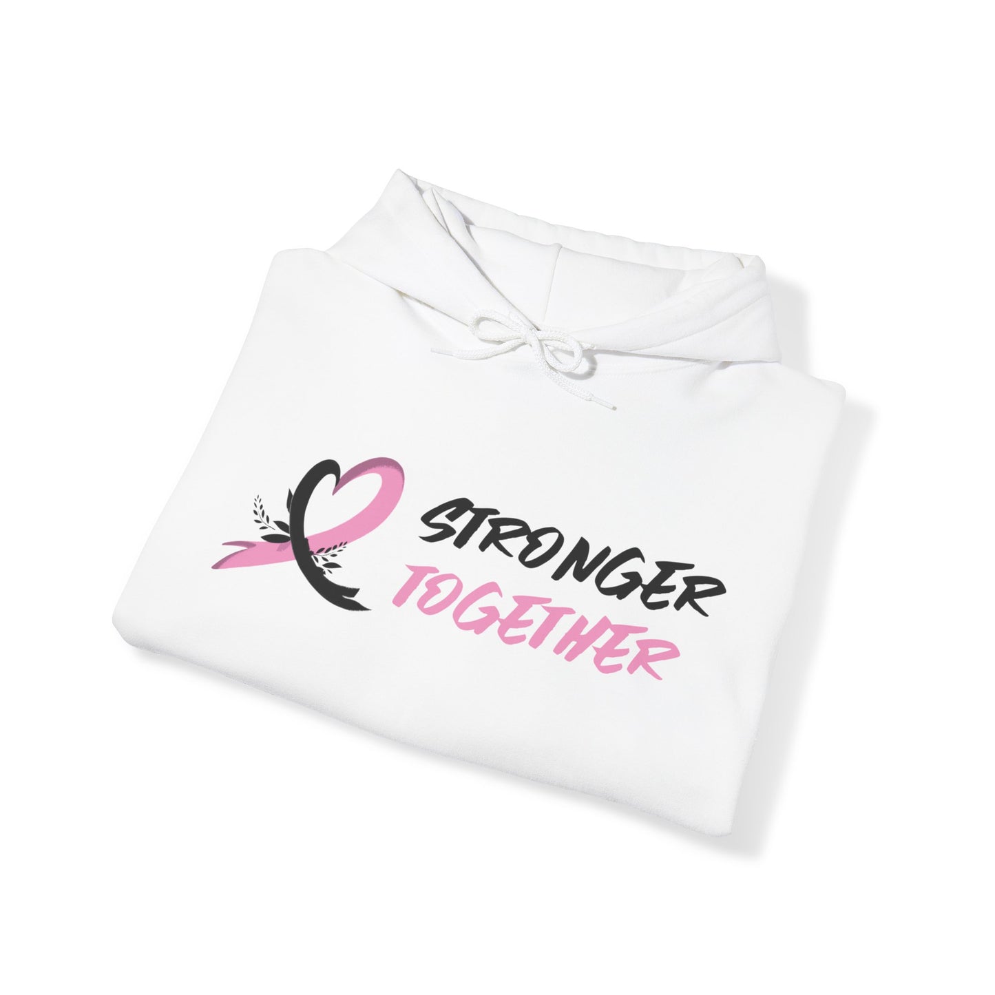 Stronger Together Cancer Awareness Unisex Heavy Blend™ Hooded Sweatshirt - KW Shirts for a Cause