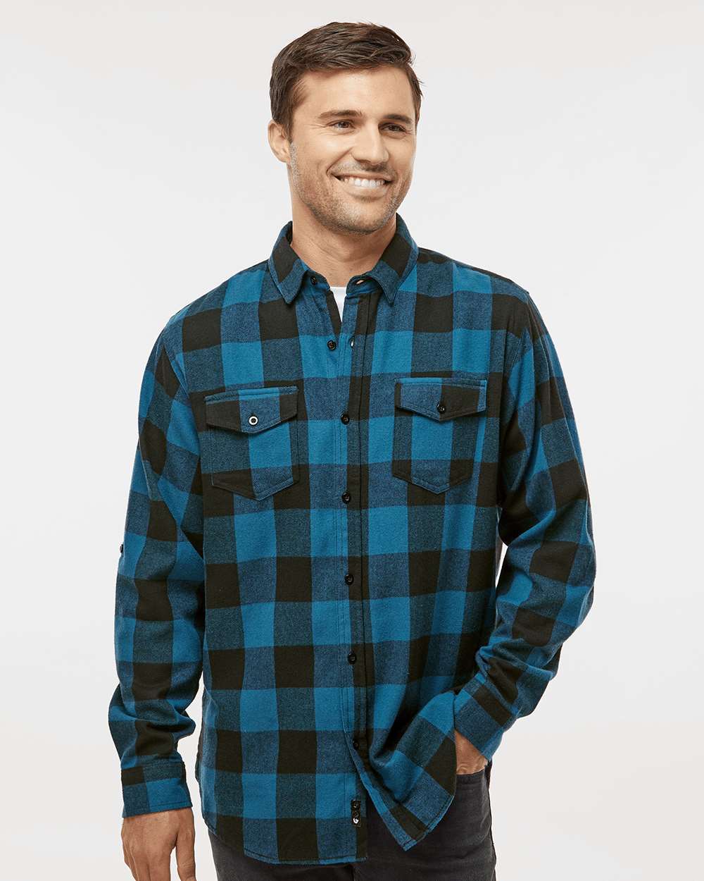 Burnside - Yarn-Dyed Long Sleeve Flannel Shirt