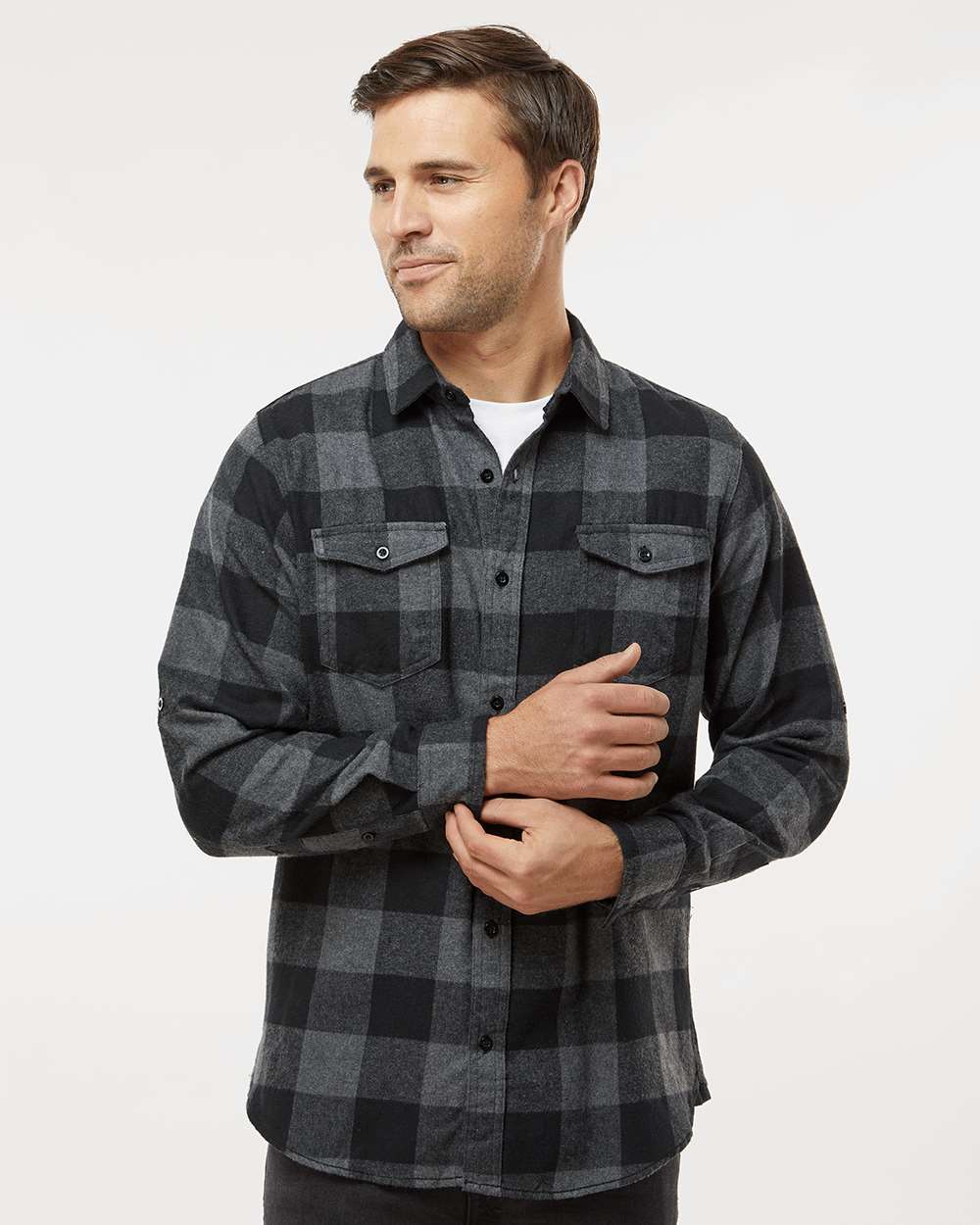 Burnside - Yarn-Dyed Long Sleeve Flannel Shirt