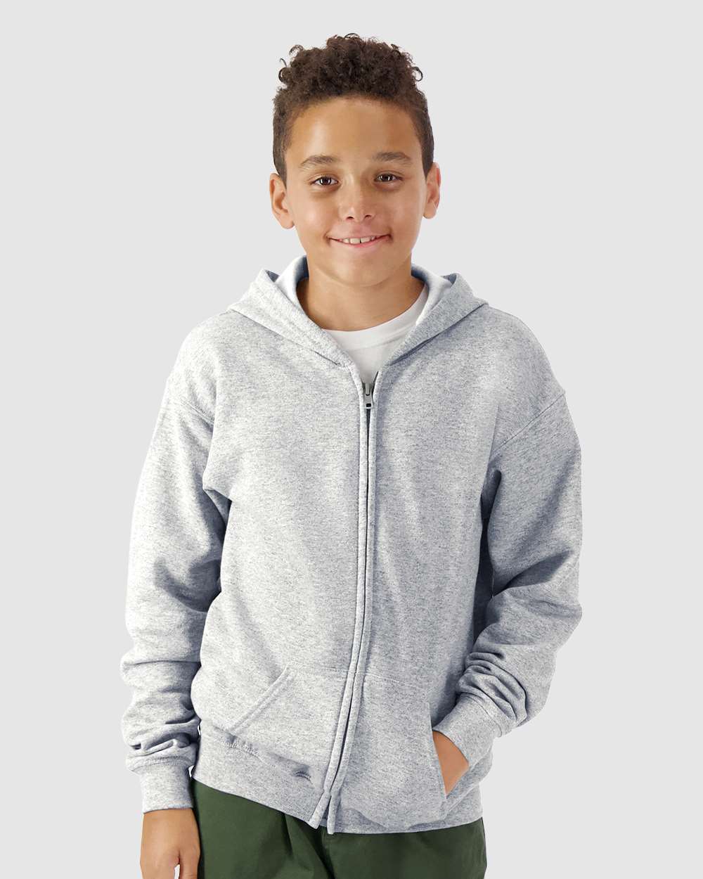 Gildan - Heavy Blend™ Youth Full-Zip Hooded Sweatshirt