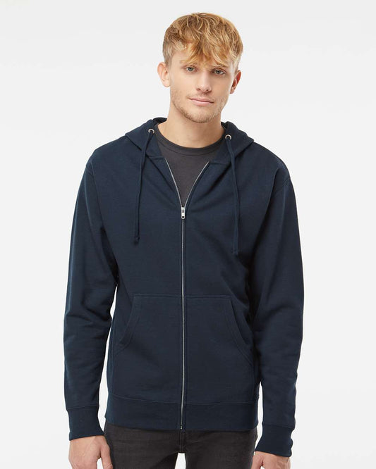 Independent Trading Co. - Midweight Full-Zip Hooded Sweatshirt