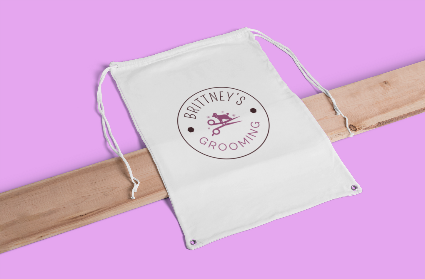 Brittney's Grooming Drawstring Bag
