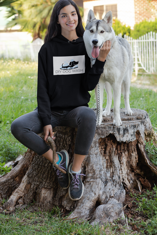 DIY Dog Wash Hoodie
