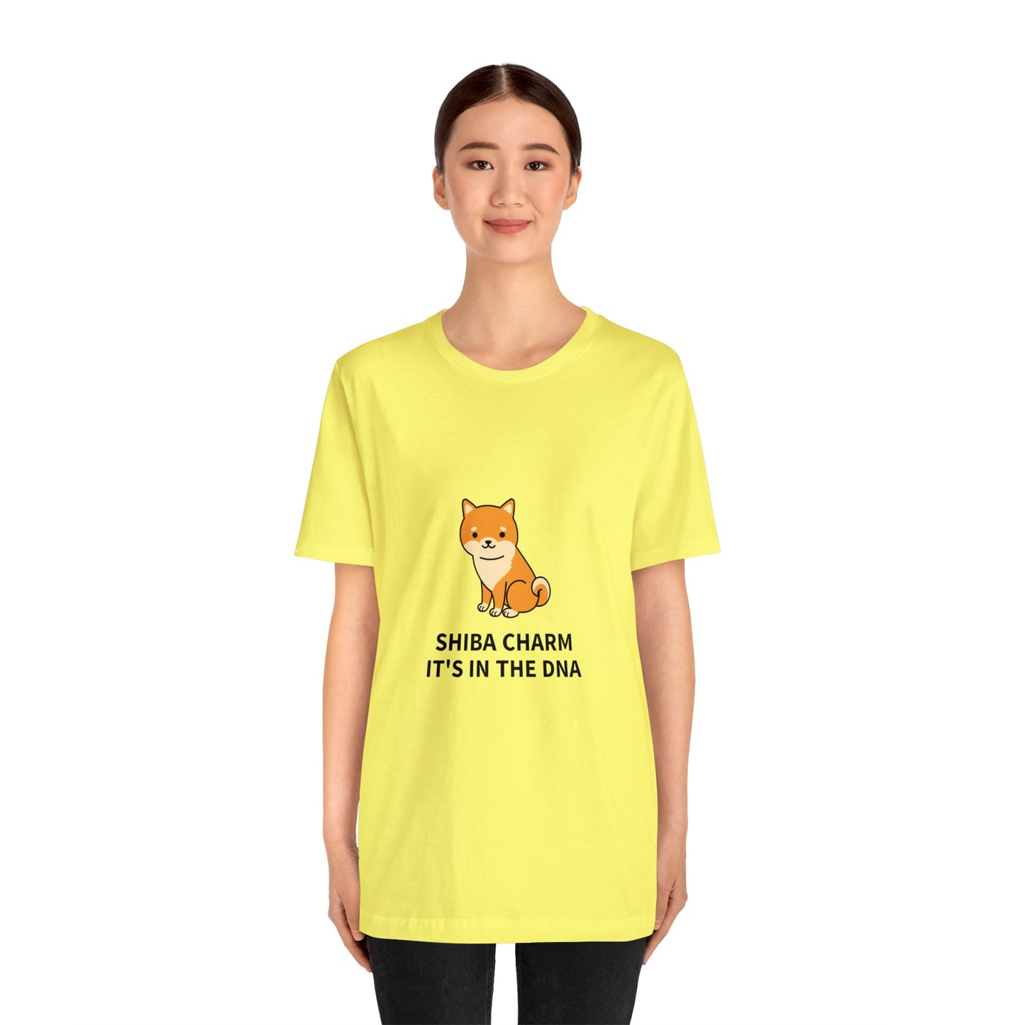 Shiba Charm It's in the DNA Unisex Jersey Short Sleeve Tee - Pet Lovers