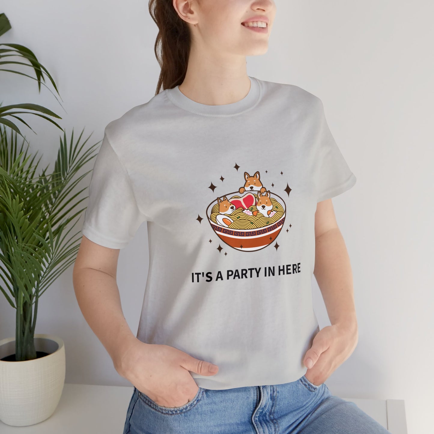 It's a Party in Here Unisex Jersey Short Sleeve Tee - Pet Lovers