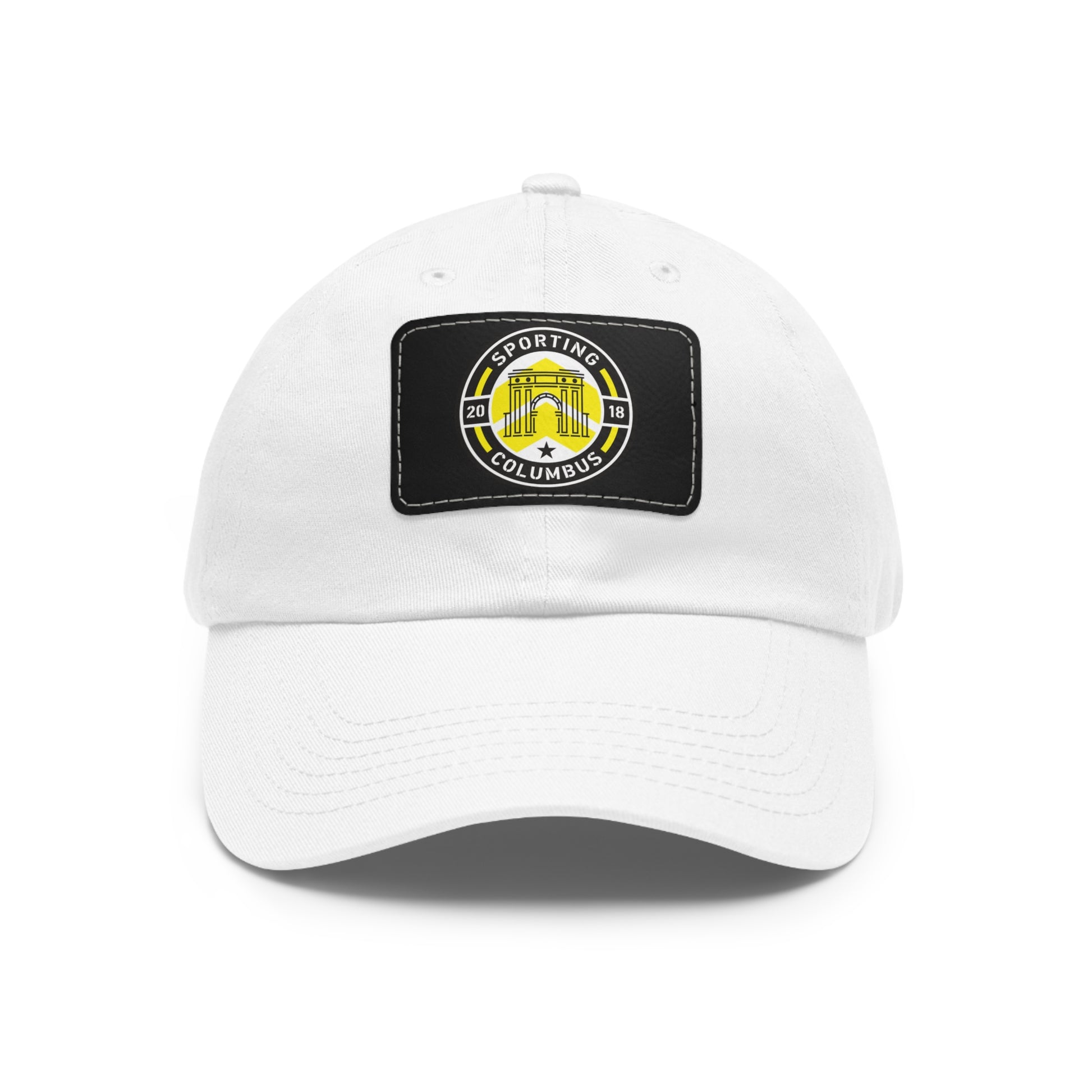 Sporting Columbus Hat with Leather Patch (Rectangle)