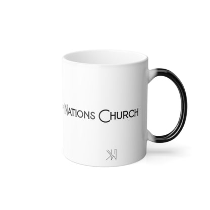 Community of Nations Church Color Morphing Mug, 11oz