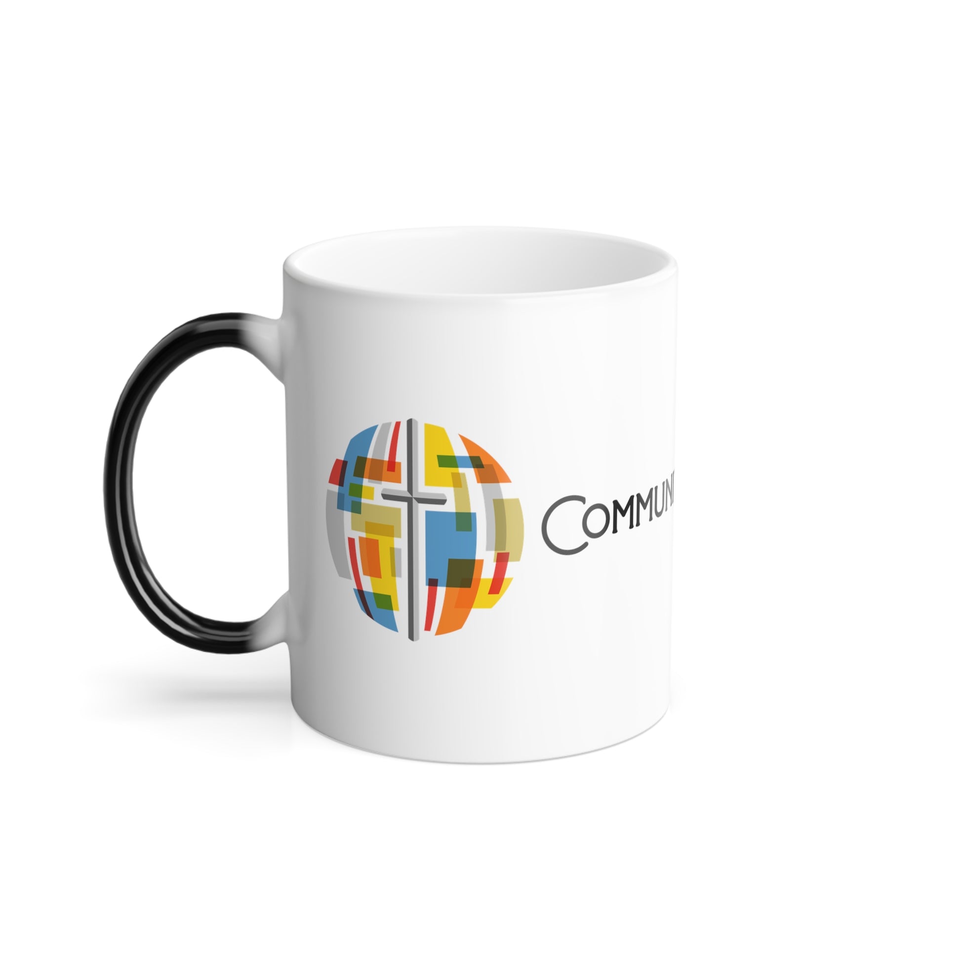 Community of Nations Church Color Morphing Mug, 11oz