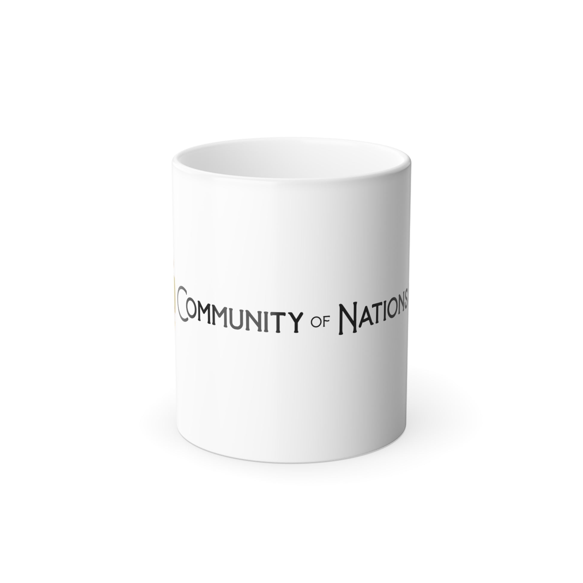 Community of Nations Church Color Morphing Mug, 11oz