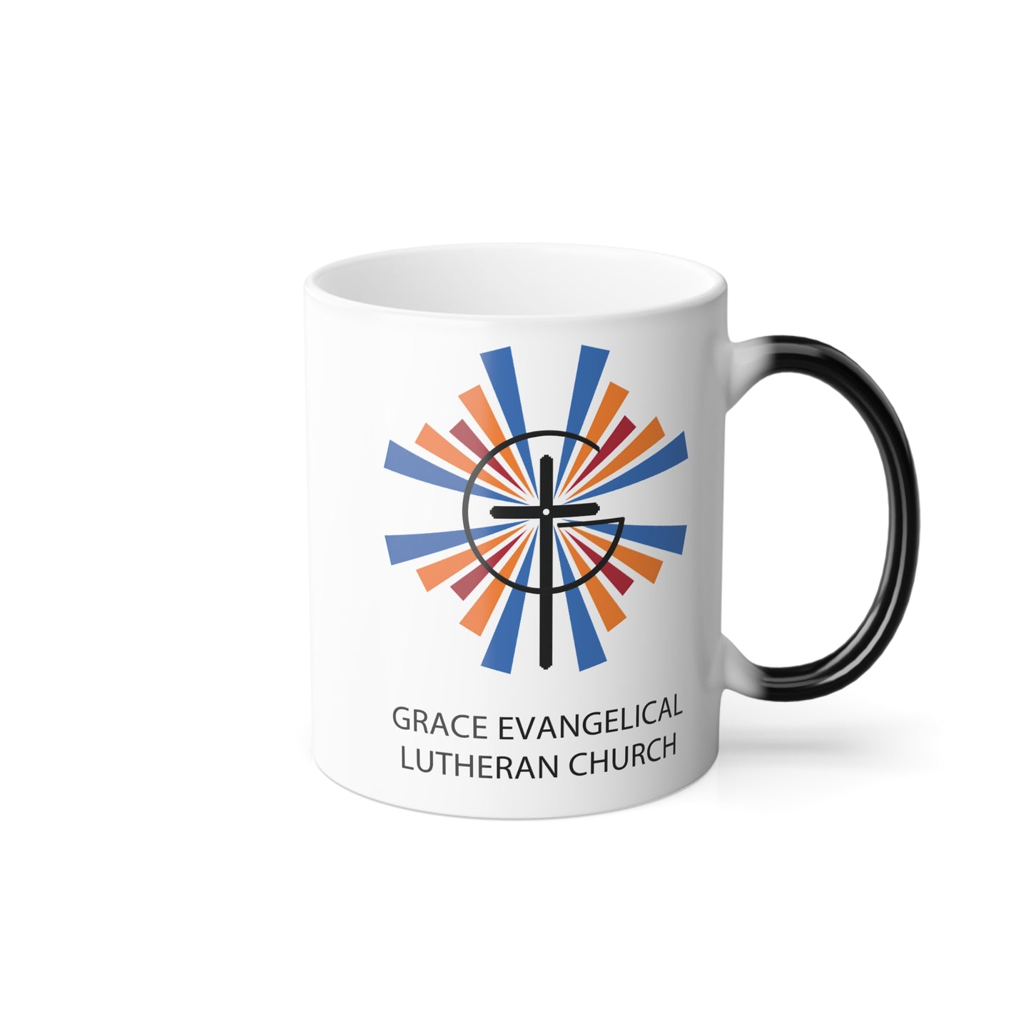 Grace Evangelical Lutheran Church Color Morphing Mug, 11oz