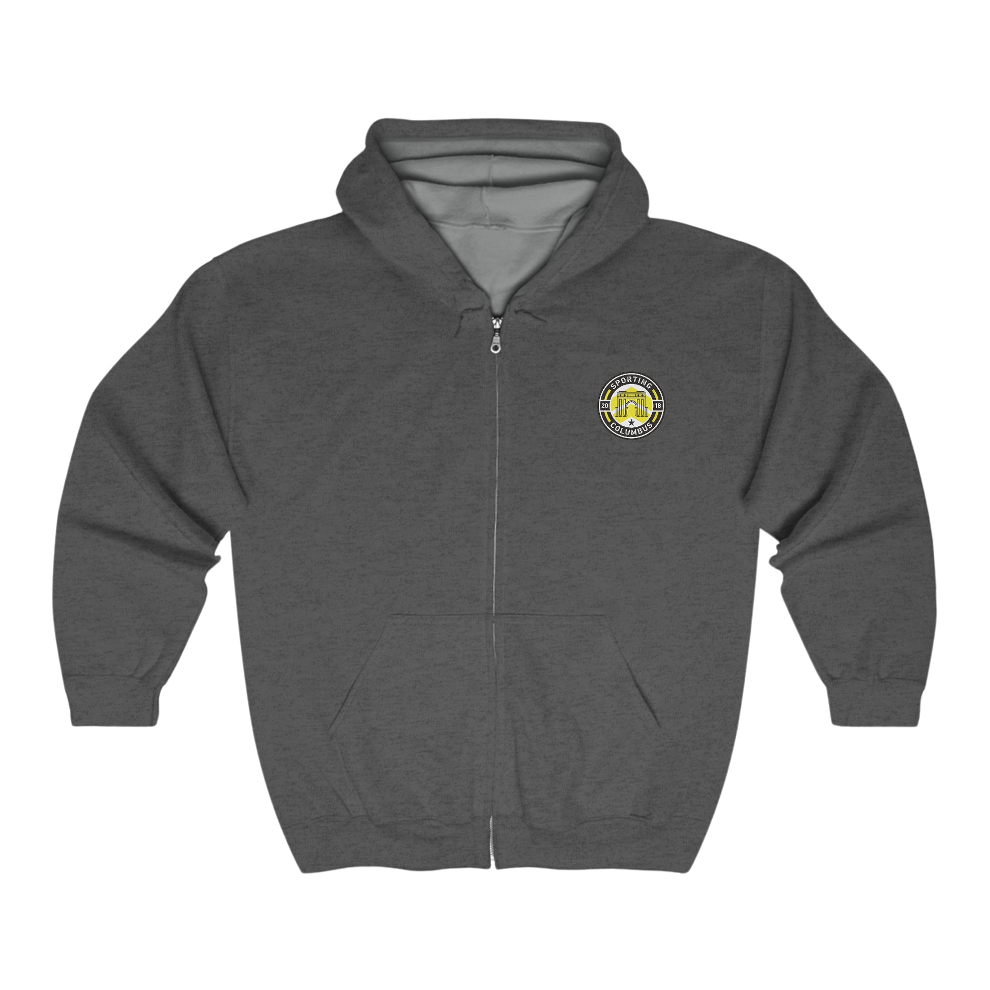 Sporting Columbus Unisex Heavy Blend™ Full Zip Hooded Sweatshirt