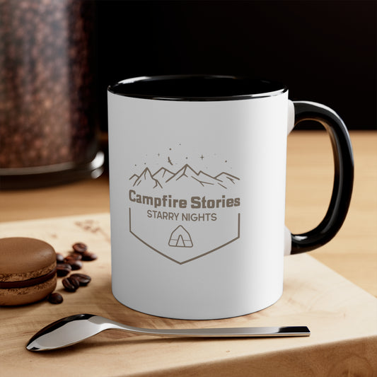 camping accent mug