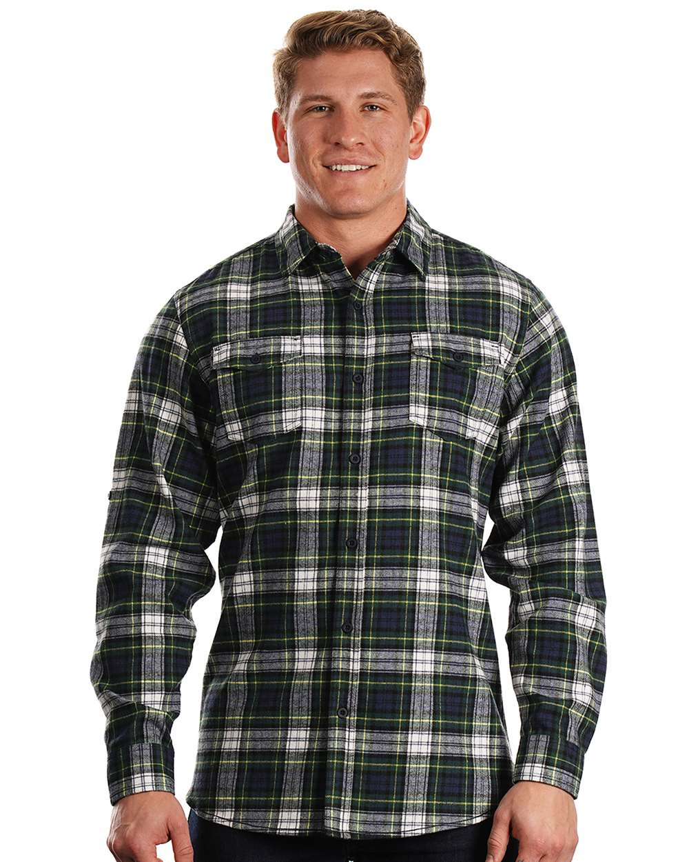 Burnside - Yarn-Dyed Long Sleeve Flannel Shirt