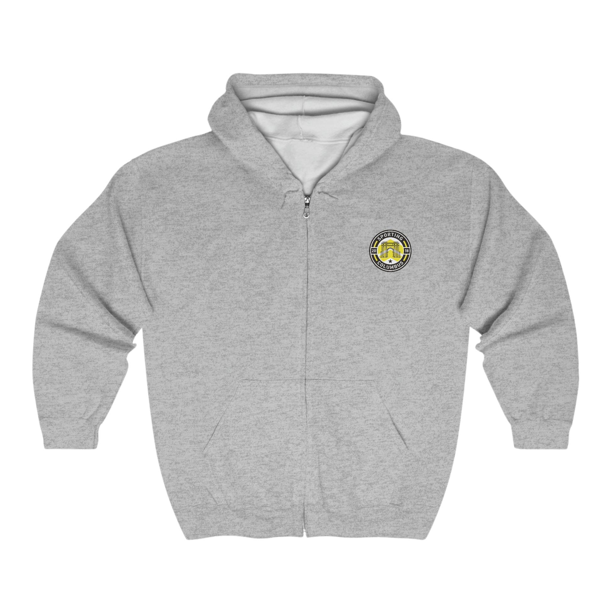 Sporting Columbus Unisex Heavy Blend™ Full Zip Hooded Sweatshirt