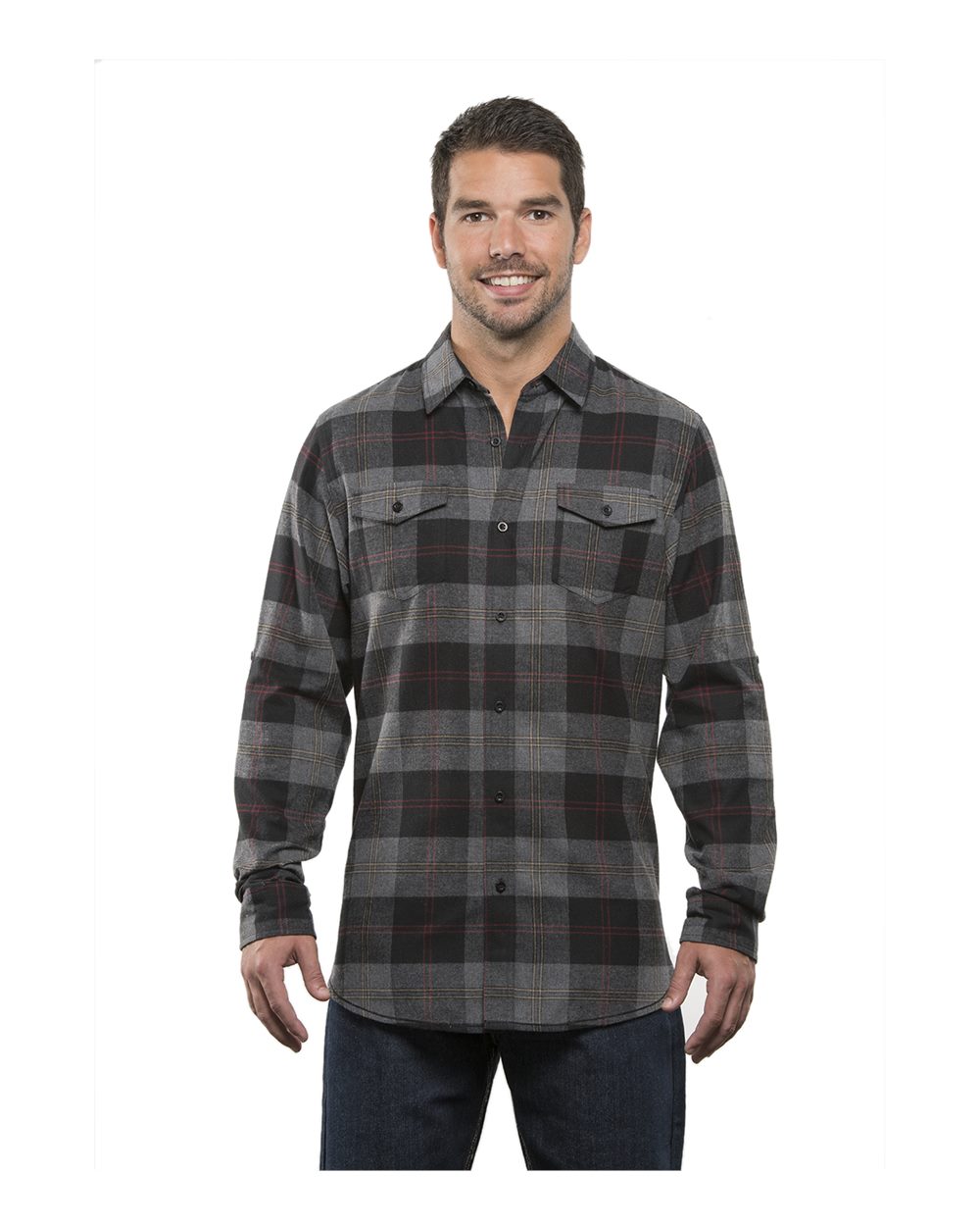 Burnside - Yarn-Dyed Long Sleeve Flannel Shirt