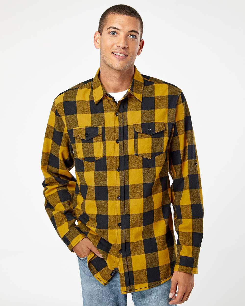 Burnside - Yarn-Dyed Long Sleeve Flannel Shirt