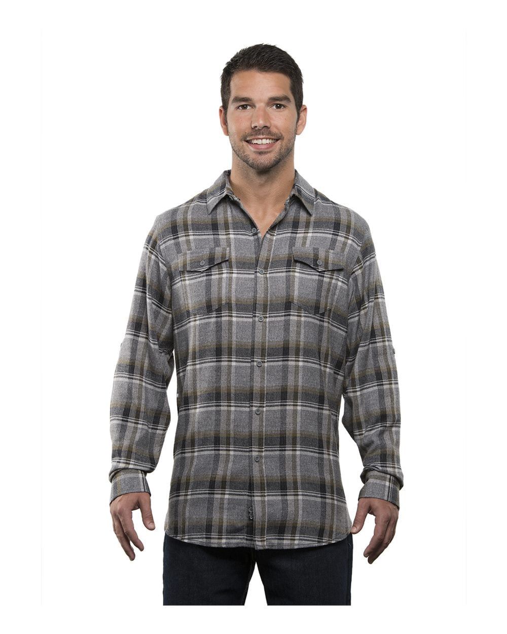 Burnside - Yarn-Dyed Long Sleeve Flannel Shirt