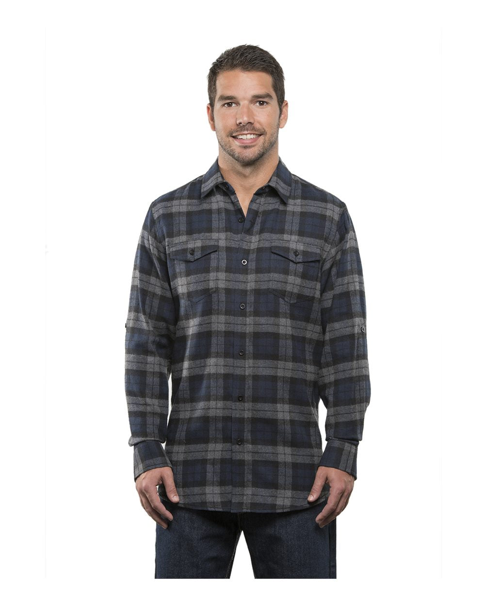 Burnside - Yarn-Dyed Long Sleeve Flannel Shirt