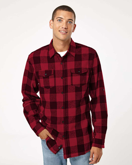 Burnside - Yarn-Dyed Long Sleeve Flannel Shirt