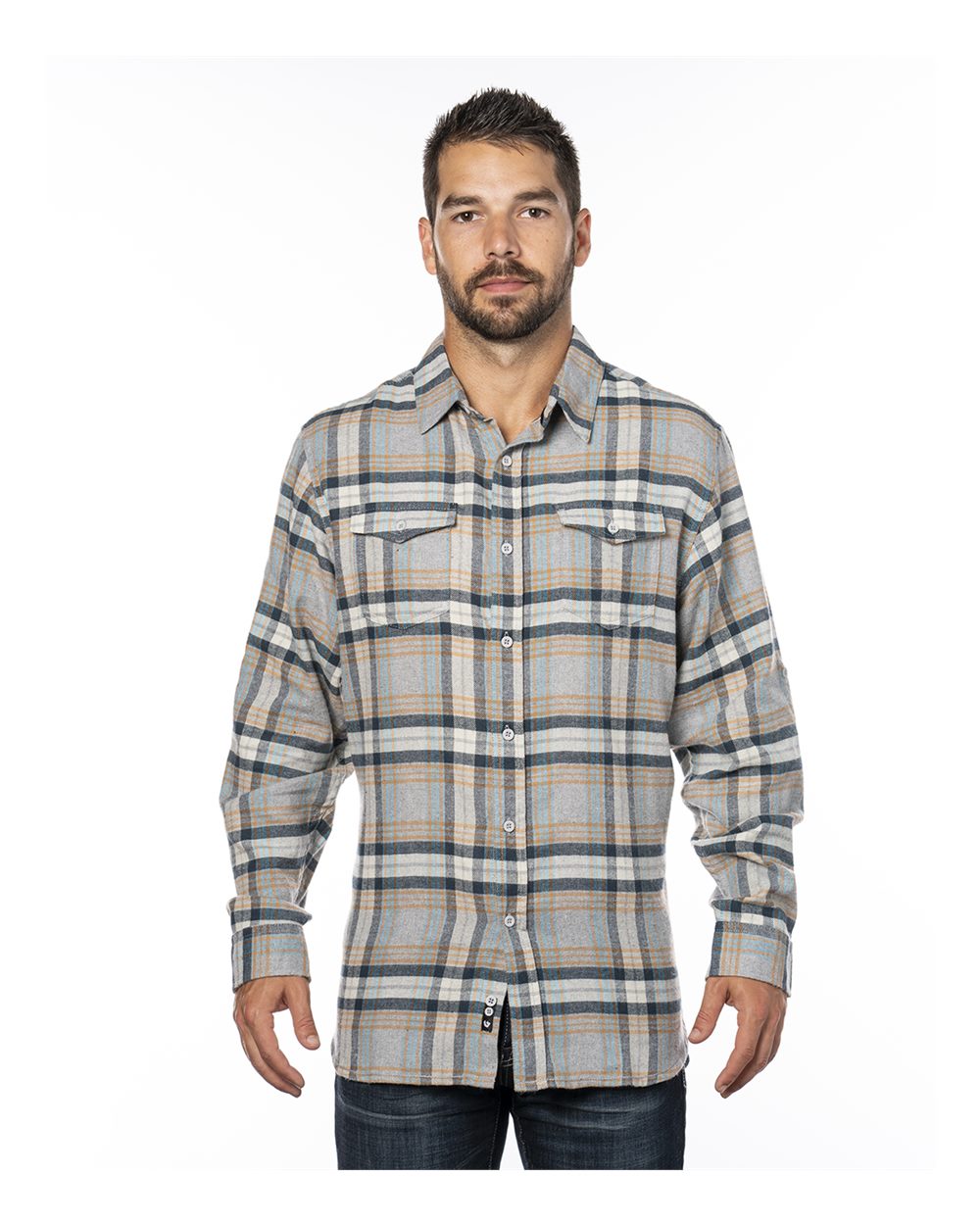 Burnside - Yarn-Dyed Long Sleeve Flannel Shirt