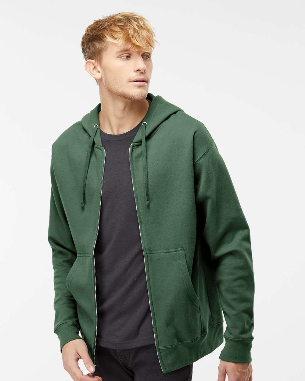 Independent Trading Co. - Midweight Full-Zip Hooded Sweatshirt