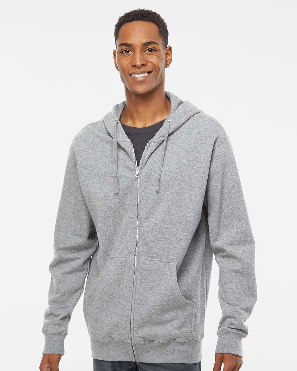 Independent Trading Co. - Midweight Full-Zip Hooded Sweatshirt