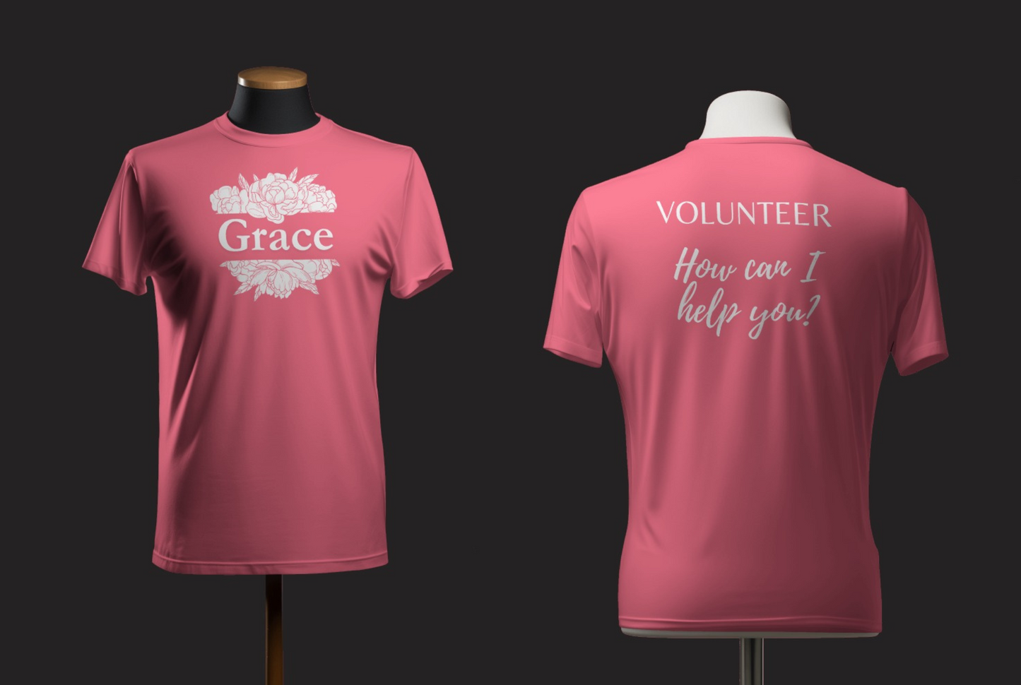 Grace Evangelical Lutheran Church Heavy Cotton Aspire Volunteer T-Shirt