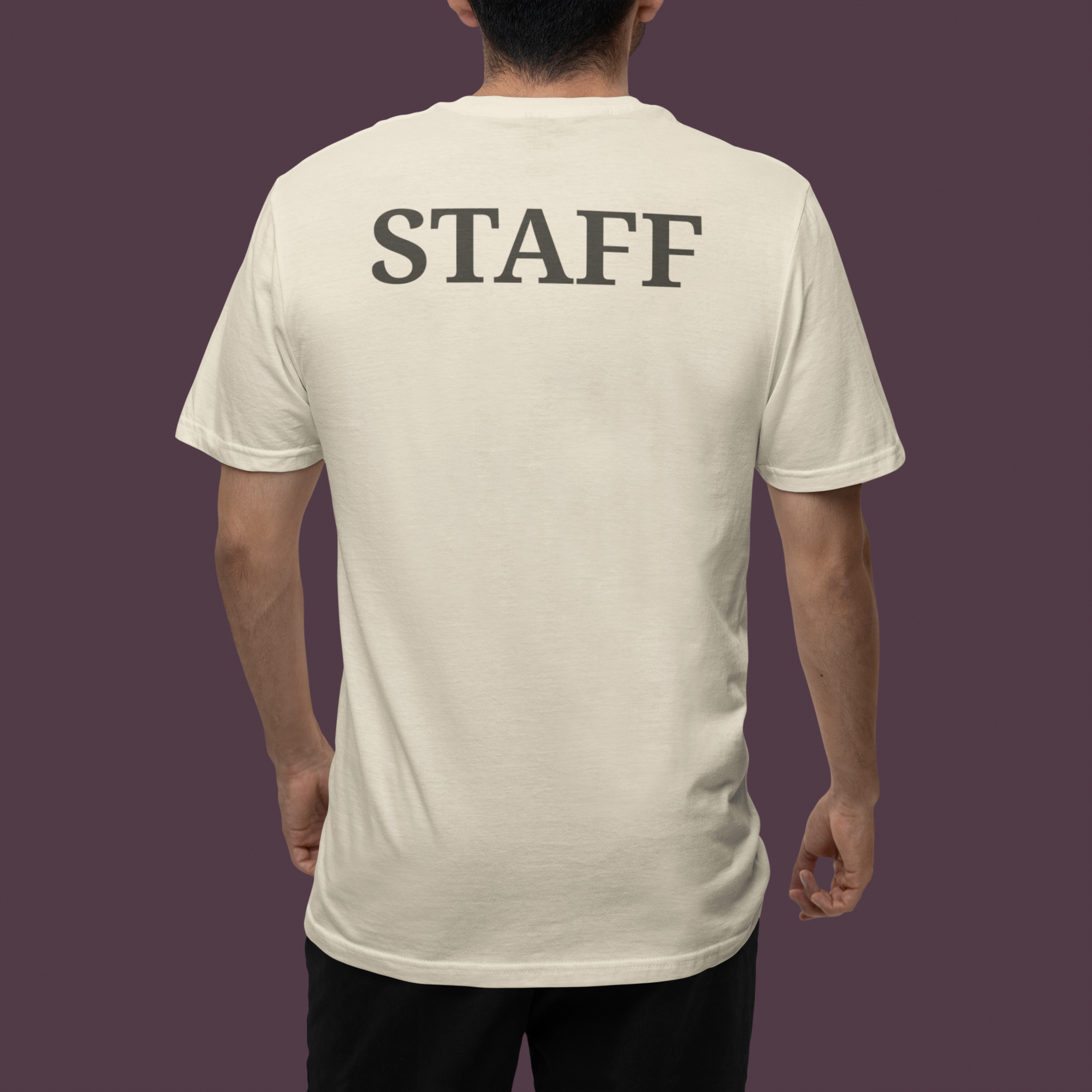 KW Crafted Solutions custom staff shirt for event apparel 